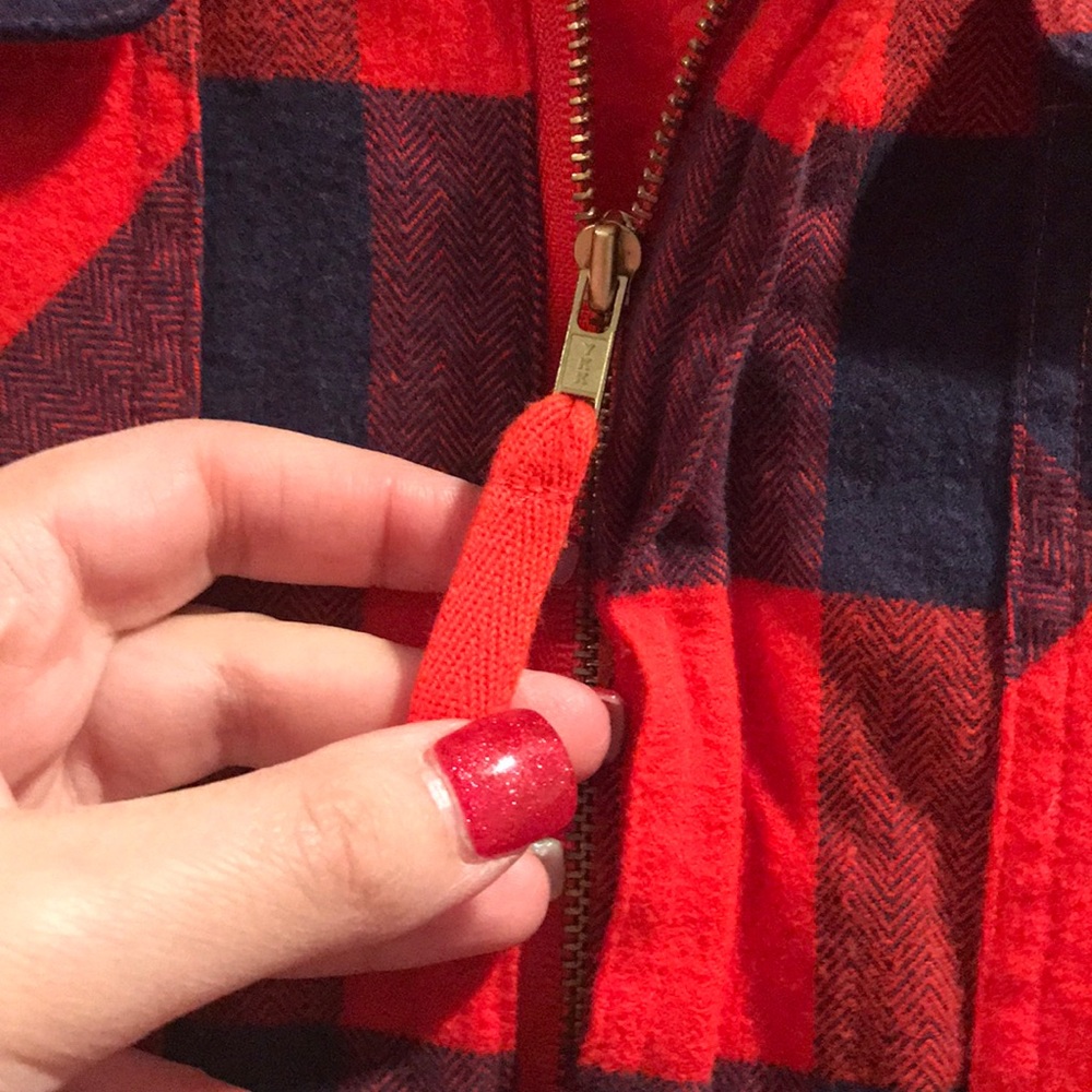 J.Crew Buffalo Paid Zip Shirt - Picture 3 of 4